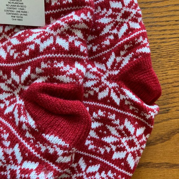 NWT Fleece Christmas Socks, Size OS - Picture 4 of 4